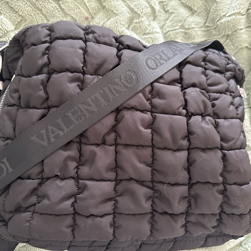 Valentino Orlandi Quilted Black Shoulder Bag - NWT